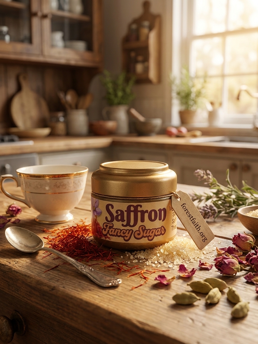 Saffron Infused Sugar